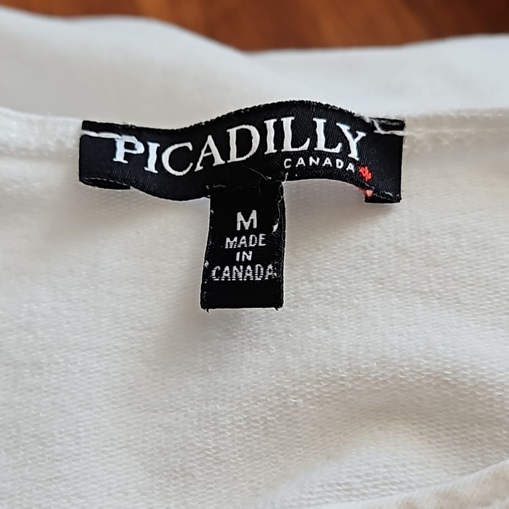 NEW Picadilly white top with silver studs - Picture 6 of 10